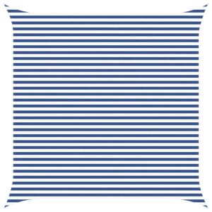 vidaXL Solskygge seil Bl&aring; og hvit 4,5 x 4,5 m 100% polyester Oxford