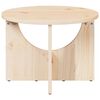 vidaXL Kaffebord Naturlig 50 x 50 x 35 cm Heltre furu