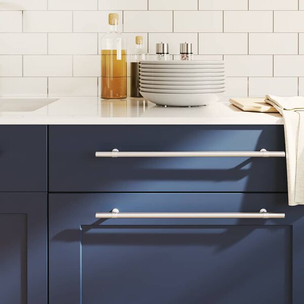 vidaXL Skaph&aring;ndtak 5 stk s&oslash;lv 320 mm rustfritt st&aring;l