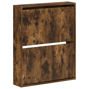 vidaXL Vegghengt skoskap ARNHEM 71 x 17 x 86 cm Konstruert tre