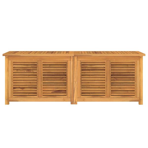 vidaXL Putekasse med pose 150x50x55 cm heltre teak