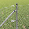 vidaXL Gjerdep&aring;le s&oslash;lv 25 x 0,8 m (12 x 12 mm netting) St&aring;l