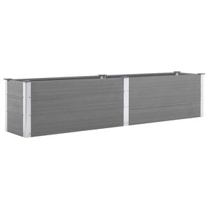 vidaXL H&oslash;ybed 250x50x54 cm WPC gr&aring;