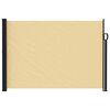 vidaXL Utklappbart side markise sand 300 x 160 cm Polyester
