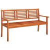 vidaXL 3-seters hagebenk 150 cm heltre eukalyptus