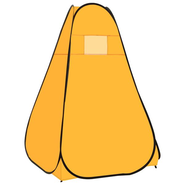 vidaXL Pop-up dusjtelt gul