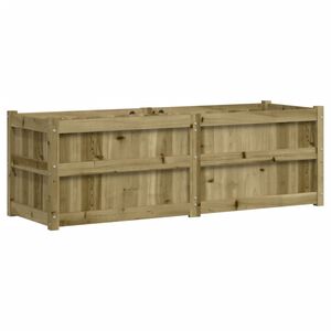 vidaXL Hageplantekasse 150x50x50 cm impregnert furu