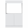 vidaXL Highboard hvit 63x33x100 cm konstruert tre