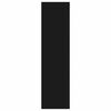 vidaXL Frittst&aring;ende bokhylle Svart 30 x 40 x 114 cm Konstruert tre