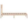 vidaXL Sengeramme 75x190 cm heltre furu