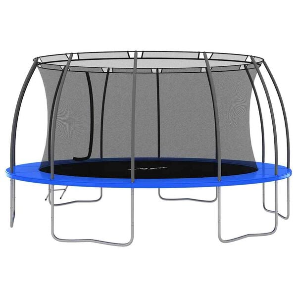 vidaXL Trampolinesett rund 488x90 cm 150 kg
