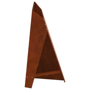 vidaXL B&aring;lplass Brun 58 x 40 x 100 cm Cortenst&aring;l