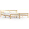vidaXL Sengeramme heltre furu 180x200 cm