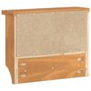 vidaXL Veggmontert knaggrekke SANDNES 45x12x35 cm heltre furu