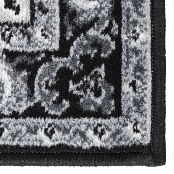 vidaXL Gulvteppe BCF svart 80x200 cm