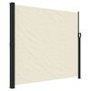 vidaXL Uttrekkbar sidemarkise kremhvit 180x300 cm