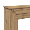 vidaXL Peisramme artisan eik 90x30x90 cm konstruert tre