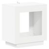 vidaXL Sidetabell Hvit 60 x 40 x 65 cm Konstruert tre
