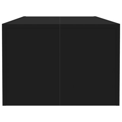 vidaXL Salongbord svart 110x50x35 cm sponplate