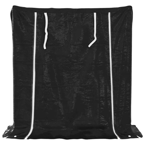 vidaXL Vedstativ med ståltråd 100,5x40,5x110,5 cm galvanisert stål