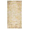 vidaXL Uteteppe flatvevd 80x150 cm gul