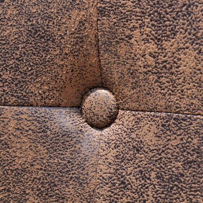 vidaXL Spisestoler 2 stk brun kunstig skinn