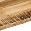 vidaXL Bordplate naturlig kant 90x60x3,8 cm grovt heltre mangotre