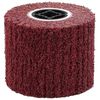 vidaXL Slipe ruller 3 pcs Rød 12 x 12 x 10 cm Syntetisk fiber
