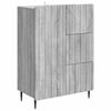 vidaXL Serviesskap Gr&aring; sonoma 66 x 34,5 x 91,5 cm Konstruert tre