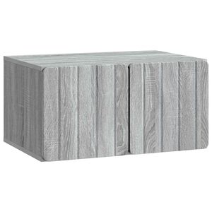 vidaXL Vegghengt TV skap Gr&aring; sonoma 59,5 x 41 x 30 cm Konstruert tre
