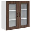 vidaXL Oppvaskmaskin-panel Kalmar Brun Eik 80 x 31 x 80 cm
