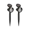 Luxform Soldrevet LED spotlys Lazise 2 stk svart 44239