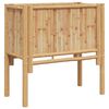 vidaXL Hevet bed Brun 70 x 35 x 70 cm Bambus