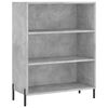 vidaXL Highboard betonggr&aring; 69,5x34x180 cm konstruert tre