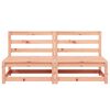 vidaXL Hagesofaer uten armlener 2 stk 70x70x67 cm heltre douglasgran