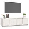 vidaXL TV-benk hvit 140x40x40 cm heltre furu