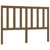 vidaXL Sengegavl honningbrun 141x4x100 cm heltre furu