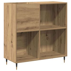 vidaXL Plateskap artisan eik 85 x 38 x 89 cm Konstruert tre