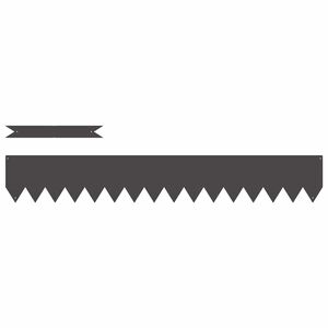 vidaXL Gjerdekant 10 pcs Svart 100 x 0.05 x 20 cm Kaldvalset st&aring;l