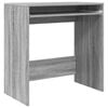 vidaXL Skrivebord Gr&aring; Sonoma Konstruert tre 77,5 x 43 x 79 cm
