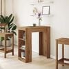 vidaXL Barbord med stativer artisan eik 95x47x103,5 cm konstruert tre
