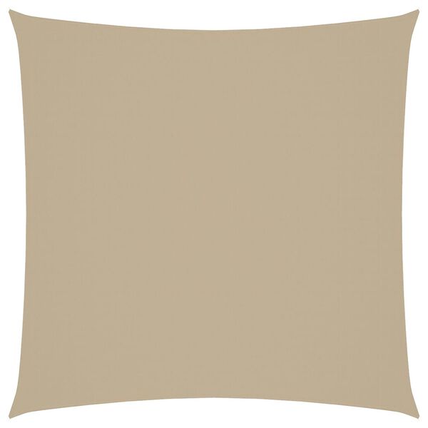 vidaXL Solseil Oxfordstoff kvadratisk 2x2 m beige