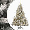 vidaXL Kunstig juletre med julekuler 120 cm 150 LED-lys Varmhvit
