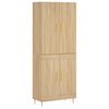 vidaXL Highboard sonoma eik 69,5x34x180 cm konstruert tre