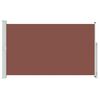 vidaXL Uttrekkbar sidemarkise 180x300 cm brun