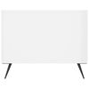 vidaXL Salongbord høyglans hvit 90x50x40 cm konstruert tre