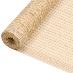 vidaXL Skjermnett beige 1x10 m HDPE 75 g/m&sup2;