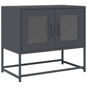vidaXL TV-skap Antrasitt 68x39x60,5 cm Kaldvalset st&aring;l