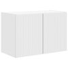 vidaXL TV Veggskap Veggmontert Hvit 59,5 x 31 x 40 cm Konstruert tre