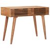 vidaXL H&aring;ndlaget skrivebord Teak brun 100 x 48 x 76 cm Solid akasietre
